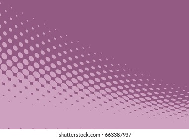 Halftone background. Pop art style. Purple, violet color. Pattern with circles, dots, design element for web banners, posters, cards, Wallpaper, backdrops, labels, sites, stickers. Vector illustration