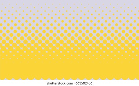 Halftone background. Pop art style. Lilac, orange color. Pattern with circles, dots, design element for web banners, posters, cards, Wallpaper, backdrops, labels, sites, stickers. Vector illustration