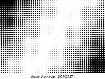 Halftone Background. Pop-art Backdrop. Dotted Points Texture. Fade Abstract Overlay. Vector illustration