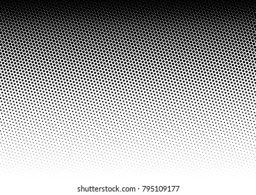Halftone Background. Pop-art Texture. Dotted Pattern. Vintage Black and White Overlay. Vector illustration