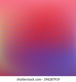 Halftone background. Red blue violet orange creative vector illustration