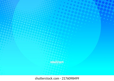 halftone background with sphere shape in ocean blue can be use for advertisement poster technology,food,beverage packgage design product presentation vector eps.