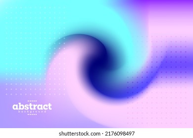 halftone background with swirl motion in gradient blue and violet can be use for advertisement poster technology,food,beverage packgage design product presentation vector eps.