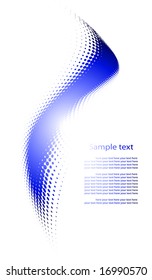 halftone background for text