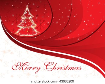 halftone background with twinkle star pattern xmas tree