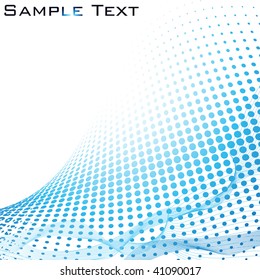 Halftoner Hintergrund. Vektorgrafik.