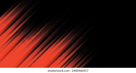 Halftone background vector  abstract backdrop design with two tone pattern and copy space
