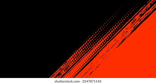 Halftone background vector, abstract backdrop design with two tone pattern