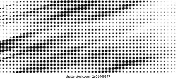 Halftone background vector, abstract backdrop design with two tone pattern and copy space for edit your content	