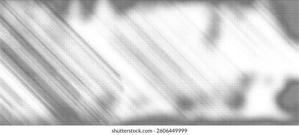 Halftone background vector, abstract backdrop design with two tone pattern and copy space for edit your content	