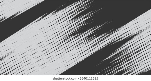 Halftone background vector, abstract backdrop design with two tone pattern