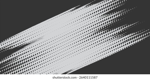 Halftone background vector, abstract backdrop design with two tone pattern