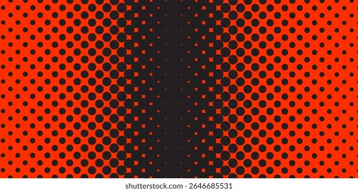 Halftone background vector, abstract backdrop design with two tone pattern and copy space for edit your content