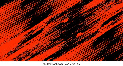 Halftone background vector, abstract backdrop design with two tone pattern and copy space for edit your content