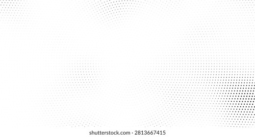 Halftone background vector, abstract backdrop design with two tone pattern and copy space for edit your content