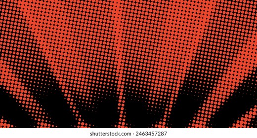 Halftone background vector, abstract background design with two tone pattern and copy space for editing your content