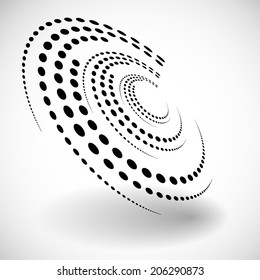 Halftone background. Vector illustration 