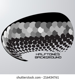  Halftone background. Vector illustration 