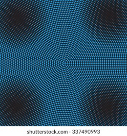 Halftone background. Vector illustration