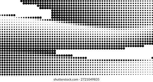 Vector de fondo semitono. Punto Abstractas monocromo, puntos semitonos degradados para el patrón de fondo y textura.eps10