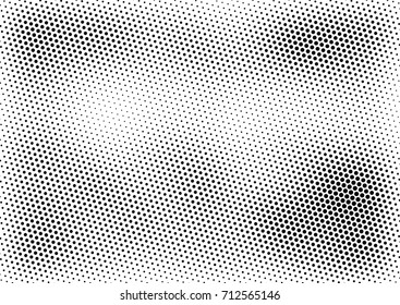 Halftone Background. Vintage Backdrop. Black and White Texture. Fade Pop-art Pattern. Vector illustration