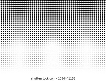 Halftone Background. Vintage Distressed Backdrop. Grunge Gradient Texture. Points Overlay. Vector illustration
