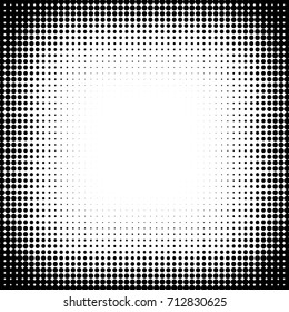 Halftone Background. Vintage Pattern. Pop-art Black and White Texture. Modern Abstract Backdrop. Vector illustration