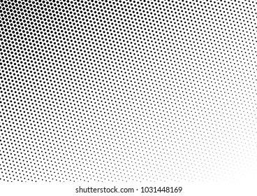 Halftone Background. Vintage Pop-art Overlay. Dotted Texture. Abstract Black and White Backdrop. Vector illustration