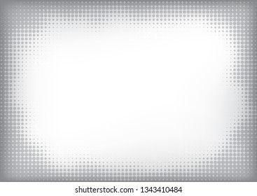Halftone Background for Web Layout with Light Gradient. Vector Pattern with Dots and Gradients