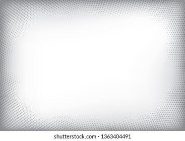 Halftone Background for Web Layout with Light Gradient. Vector Pattern with Dots and Gradients