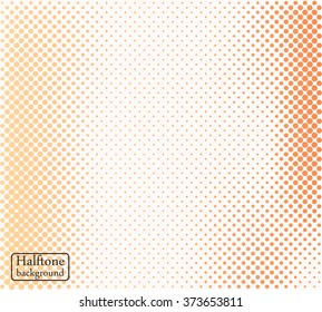 Halftone background.Halftone dots vector illustration.