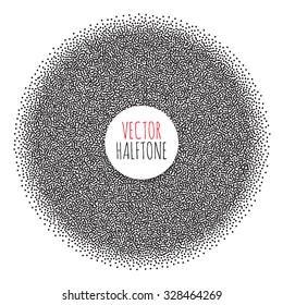 Halftone Backgrounds. Abstract Vector illustration.