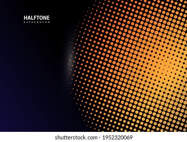 Halftone backgrounds,2 artistic elements, half gradients, well arranged, vector images for making wallpapers.