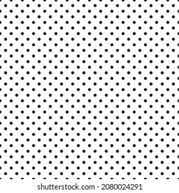 Halftone background.Small polka dot seamless pattern wallpaper.Black and white seamless.Texture for wrapping paper or decoration.Classic fabric or surface.Vector illustation.