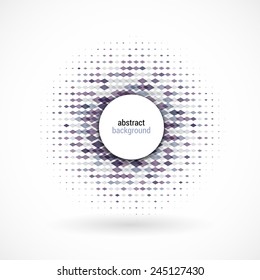 Halftone Banner Design Element. Vector illustration. 