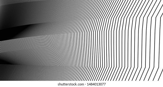 halftone banner header with geometric pattern isolated on white vector template futuristic background
