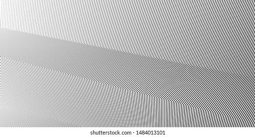 halftone banner header with geometric pattern isolated on white vector template futuristic background