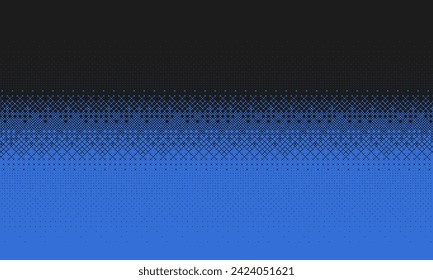 Halftone bitmap background. 8-bit pixel gradient. Vector illustration.