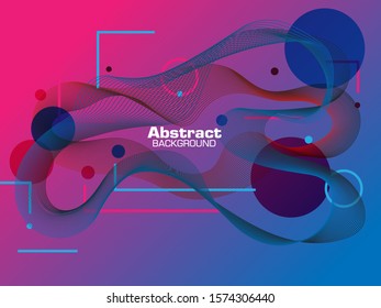 Halftone bitmap lines retro background colorful. optical art wavy background. Abstract waves colors line stripes. Colorful wave stripe optical abstract design.