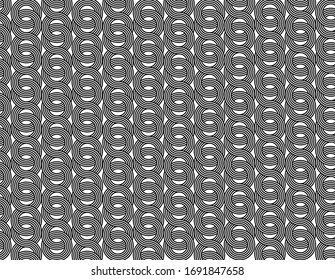 Halftone bitmap lines retro background Black and White. optical art wavy background. abstract waves black and white line stripes.black and white wave stripe optical abstract design.