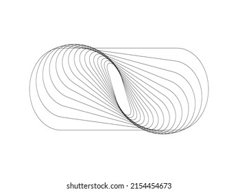 Halftone black design element on white background vector