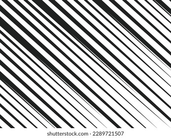 Halftone black diagonal lines, Repeat straight stripes, Vector illustration