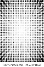 Diseño de Vector de punto negro semitono de un gradiente, ideal para uso de fondo