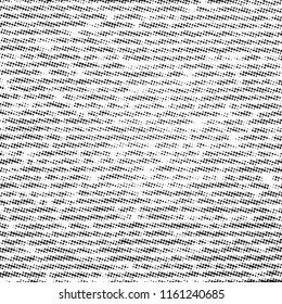 Halftone black overlay texture. Distress urban print background. Grunge rough dirty element. Aged grainy messy template. Renovate wall scratched backdrop. Empty aging design cover. EPS10 vector.