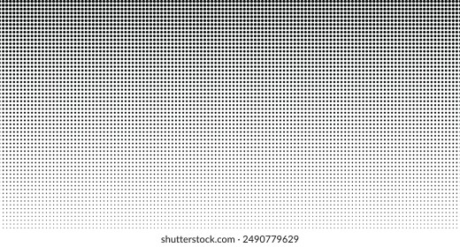 Halftone black polka dots pattern on white background, minimalist abstract wall, arranged in diagonal lines, Black and white doted texture background. modern