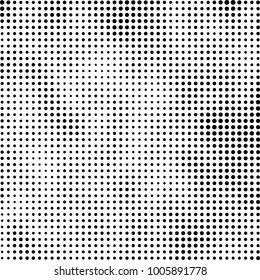 Halftone black and white