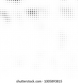 Halftone black and white