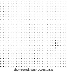 Halftone black and white