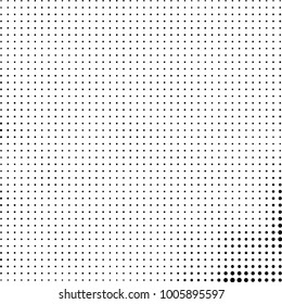 Halftone black and white