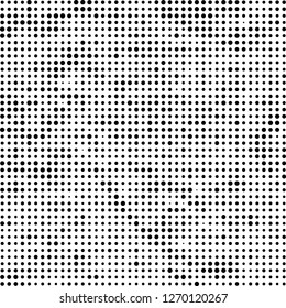 Halftone black and white